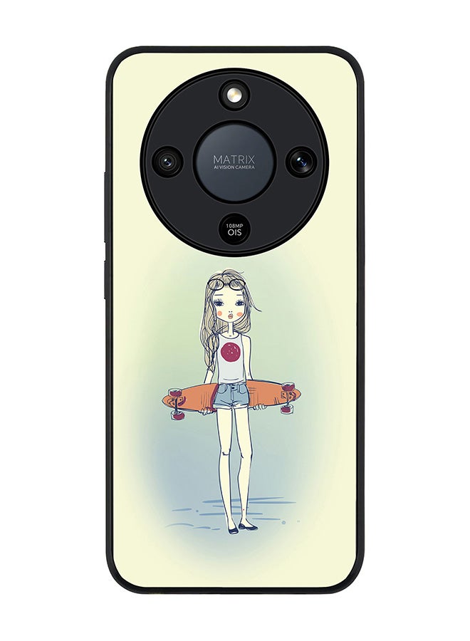 Stylizedd For Honor X9d / Magic8 Lite / X70 Case,Slim fit Camera Protection, Shockproof Thin Phone cover  - Skater Girl - Image 1